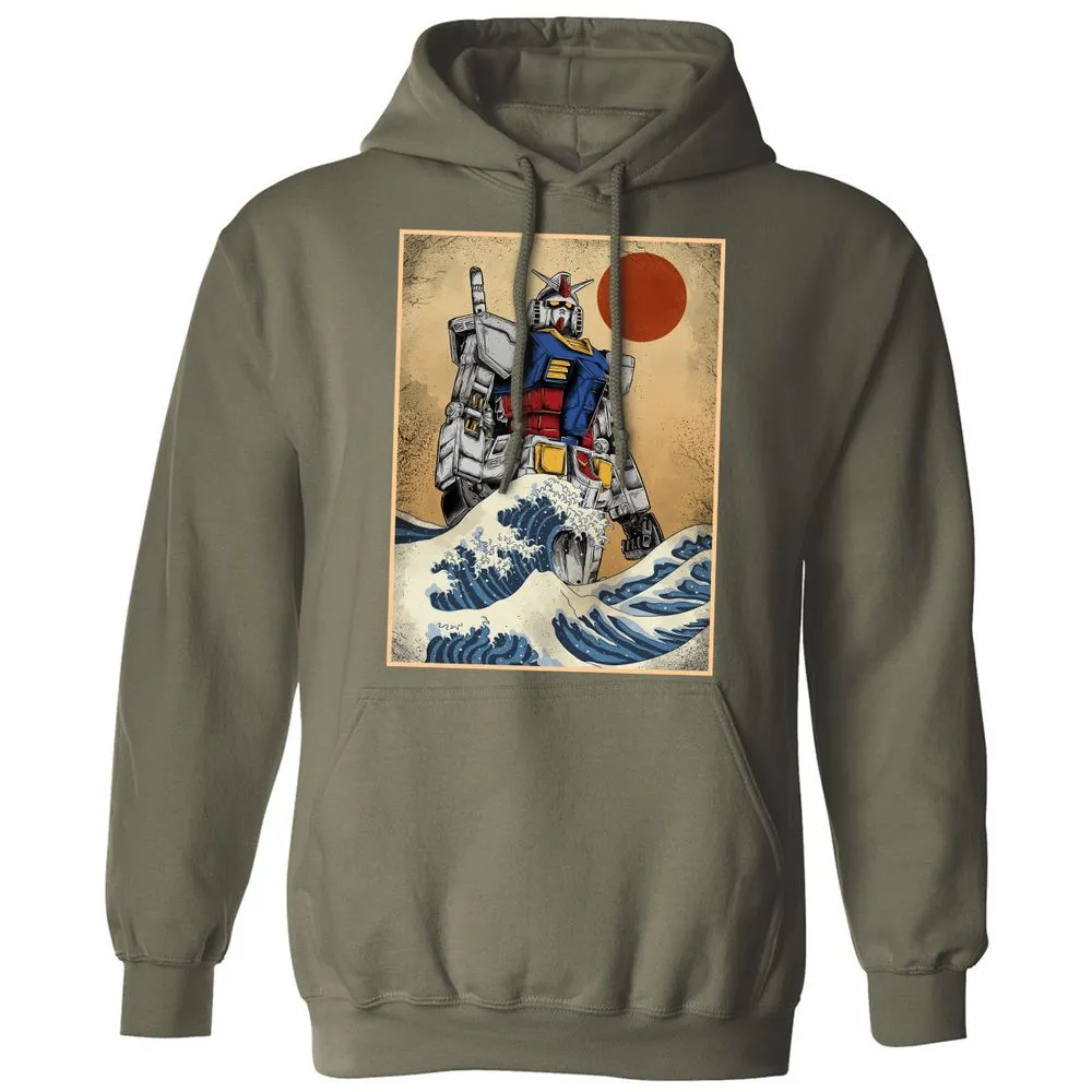Classic Unisex Hoodie - H6FG9A3C - Military Green - 4