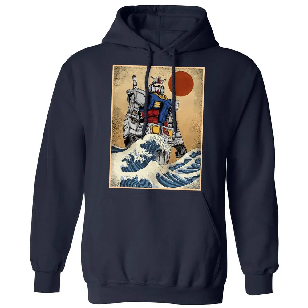 Classic Unisex Hoodie - H6FG9A3C - Navy - 2