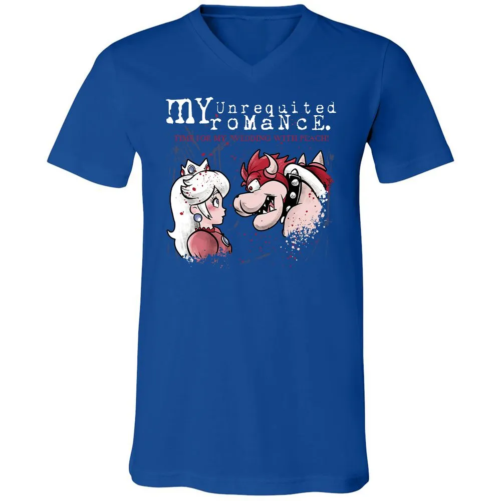 Unisex V-Neck T-Shirt - JVZPF9CR - True Royal - 4