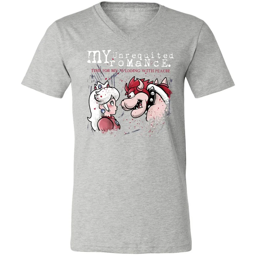 Unisex V-Neck T-Shirt - JVZPF9CR - Athletic Heather - 7