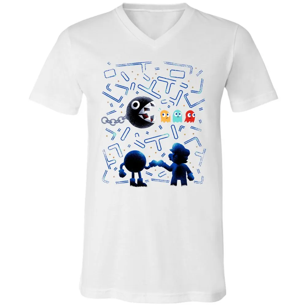 Unisex V-Neck T-Shirt - J5ULUUCA - White - 5
