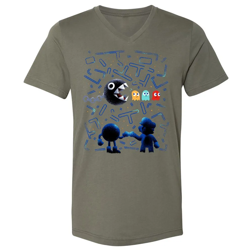 Unisex V-Neck T-Shirt - J5ULUUCA - Military Green - 10