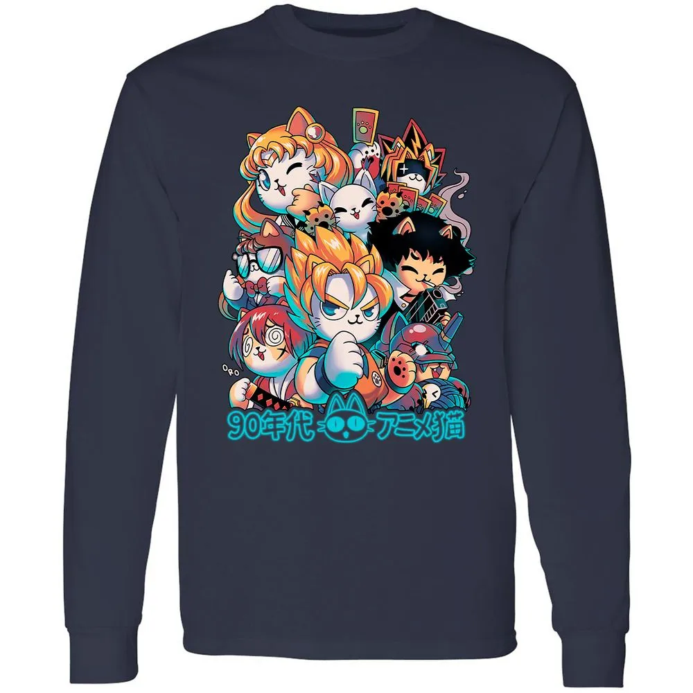 Long Sleeve T-Shirt - ERXVQSH7 - Navy - 2