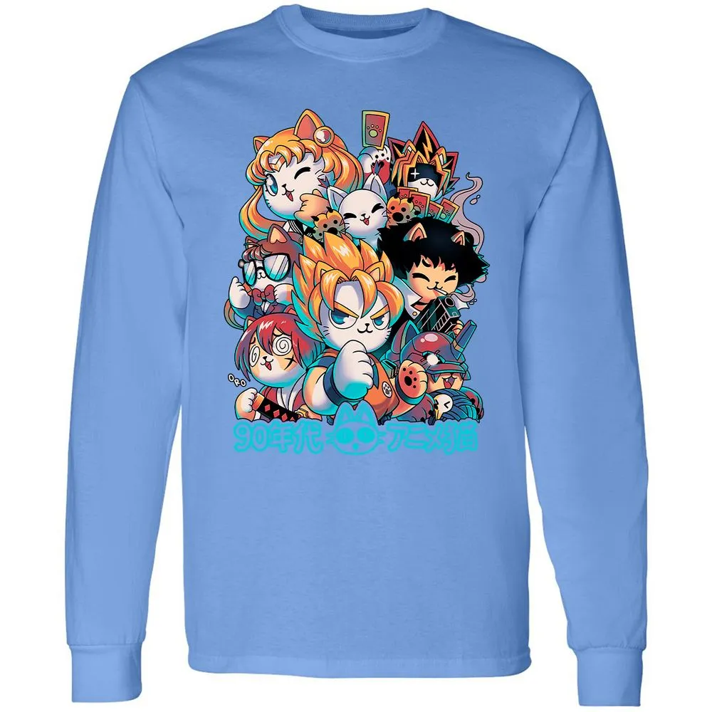 Long Sleeve T-Shirt - ERXVQSH7 - Carolina Blue - 12