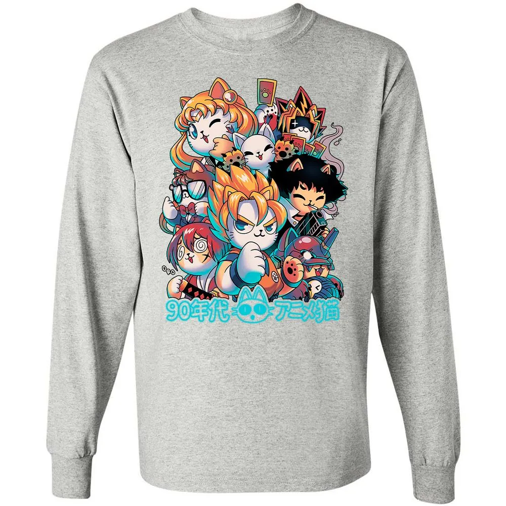 Long Sleeve T-Shirt - ERXVQSH7 - Ash - 7