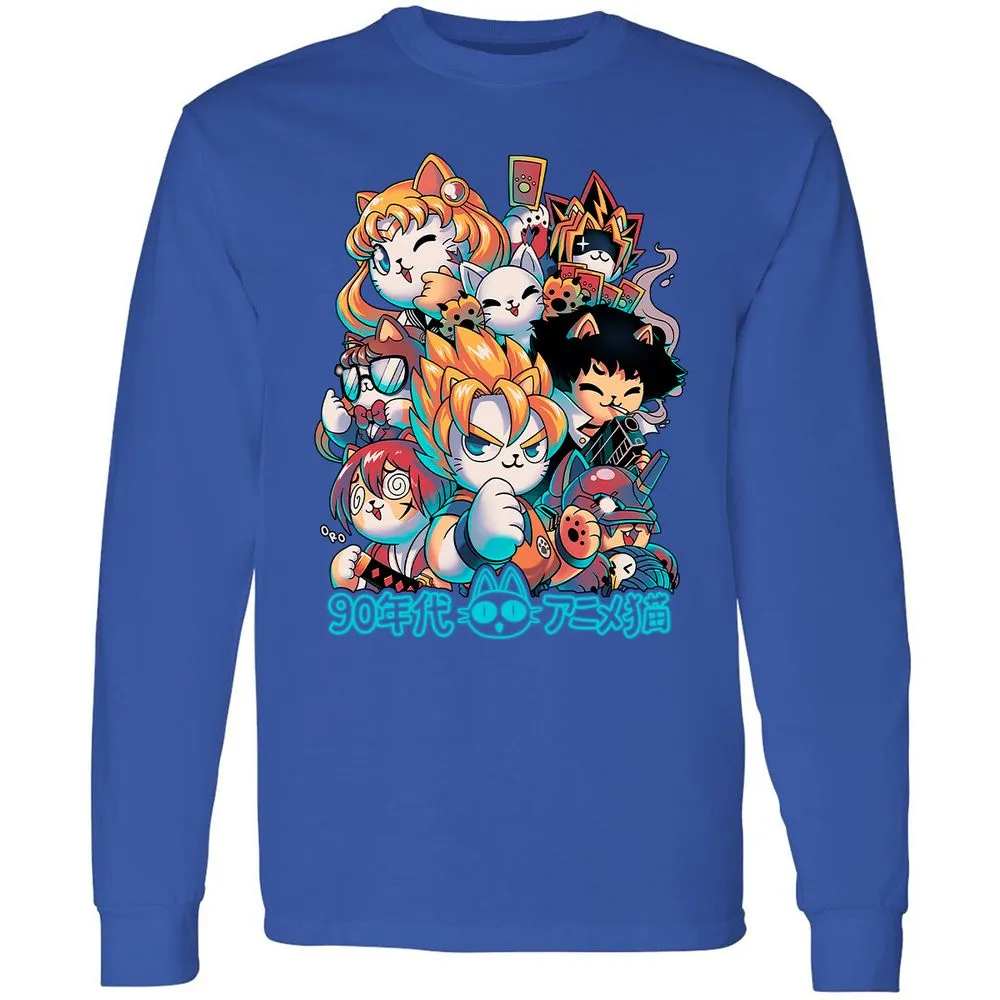 Long Sleeve T-Shirt - ERXVQSH7 - Royal - 8