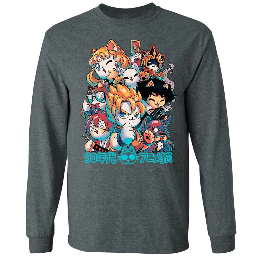 Long Sleeve T-Shirt - ERXVQSH7 - Dark Heather - 15