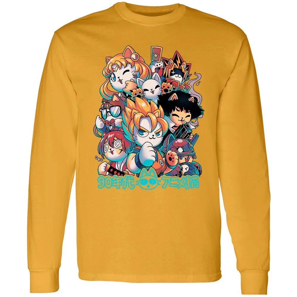 Long Sleeve T-Shirt - ERXVQSH7 - Gold - 9