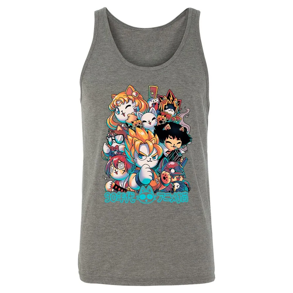 Unisex Jersey Tank - RF6XEQ45 - Grey Triblend - 8
