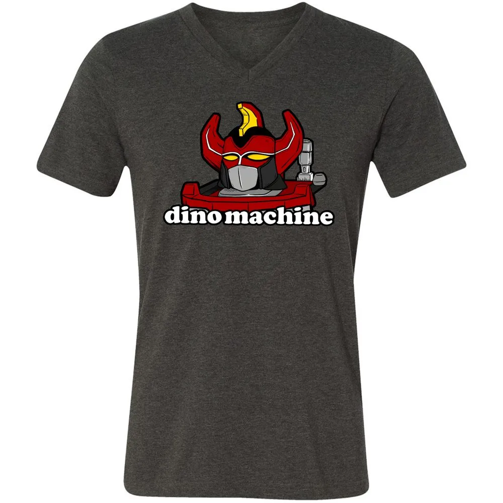 Unisex V-Neck T-Shirt - H9W7QDDN - Dark Grey Heather - 8