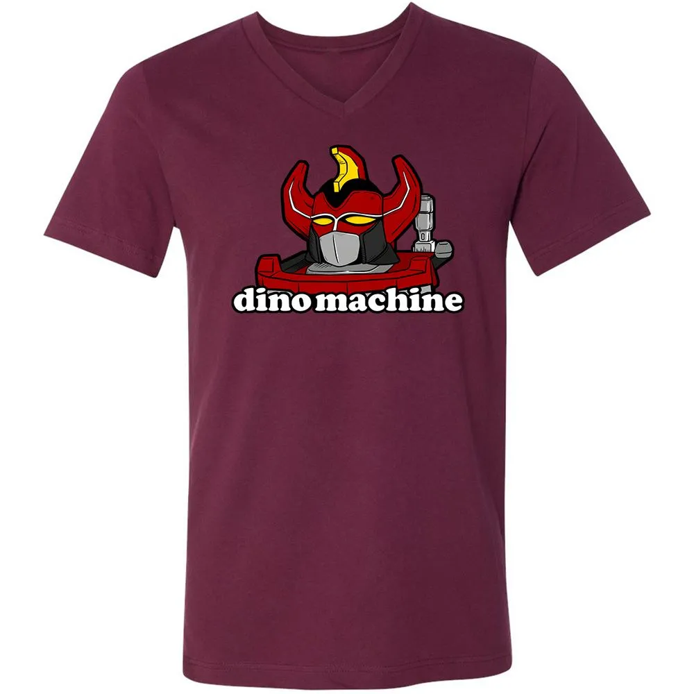 Unisex V-Neck T-Shirt - H9W7QDDN - Maroon - 6