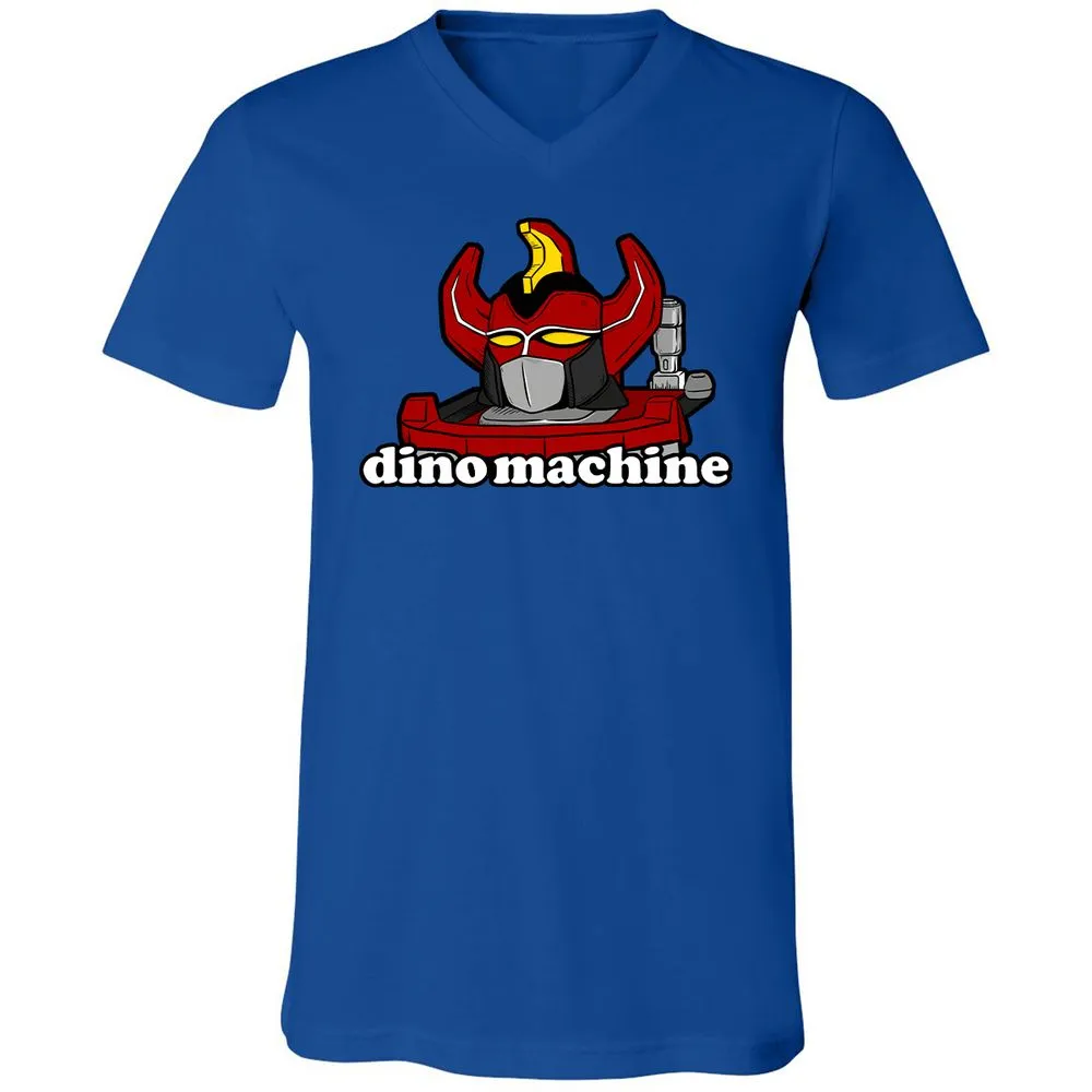 Unisex V-Neck T-Shirt - H9W7QDDN - True Royal - 4