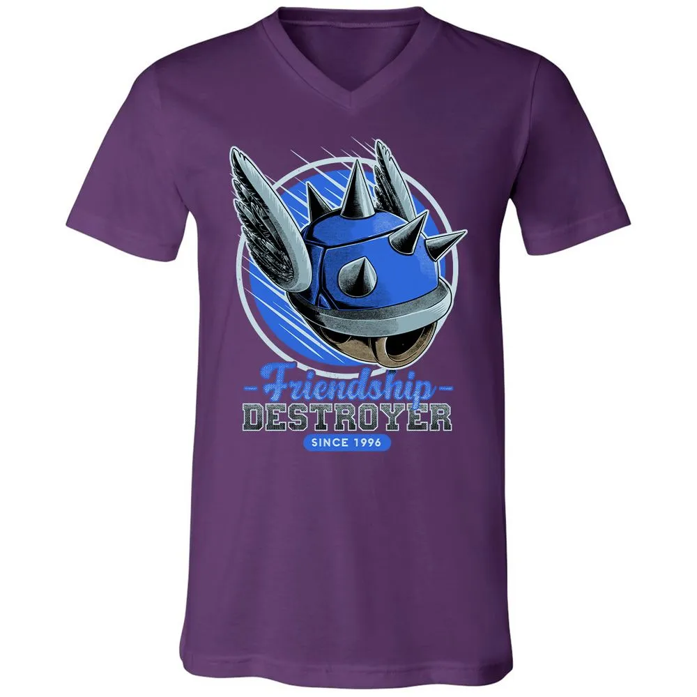 Unisex V-Neck T-Shirt - N4BZUF22 - Team Purple - 9