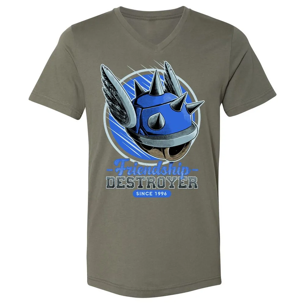 Unisex V-Neck T-Shirt - N4BZUF22 - Military Green - 10