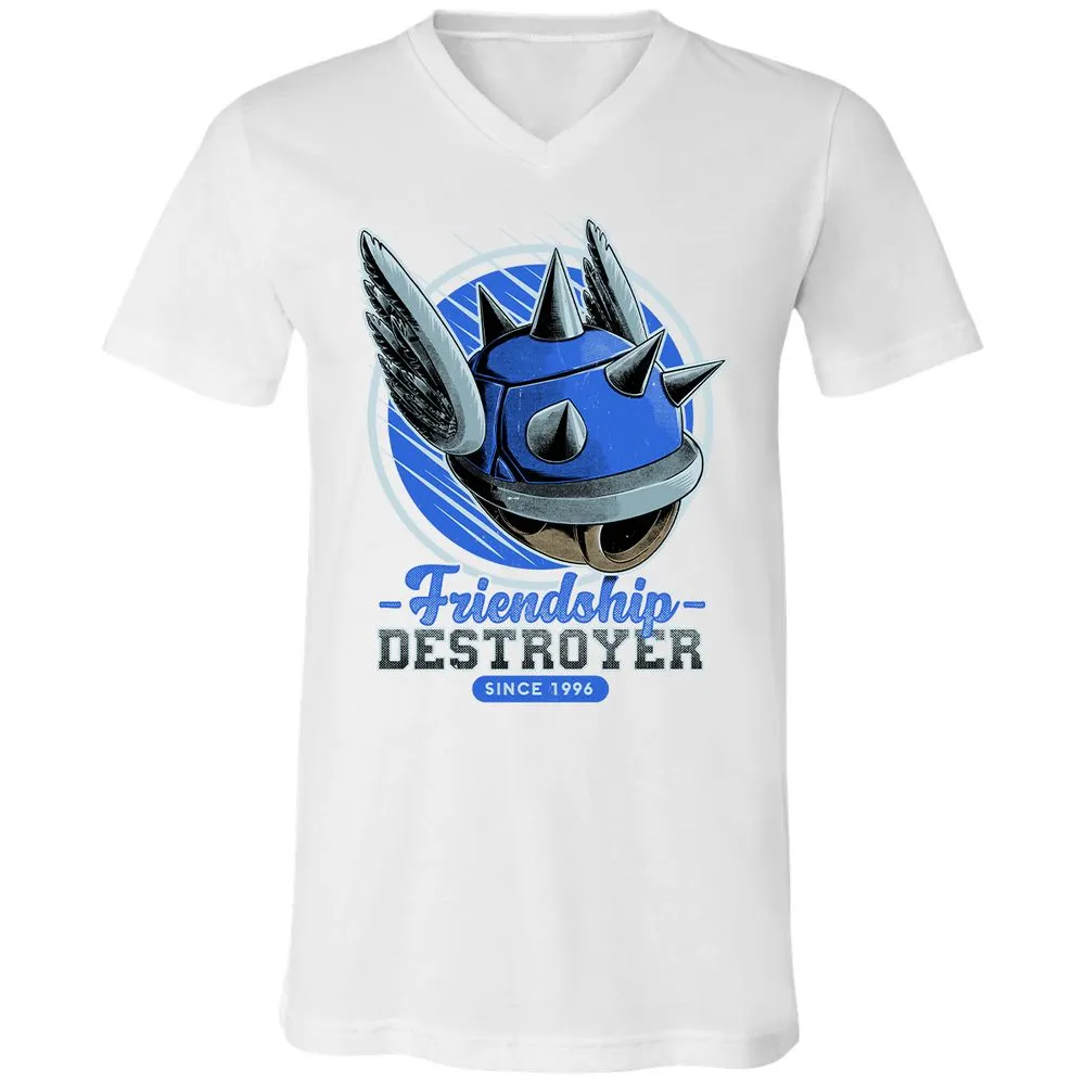 Unisex V-Neck T-Shirt - N4BZUF22 - White - 5