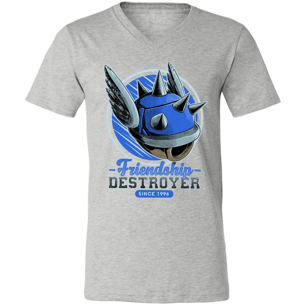 Unisex V-Neck T-Shirt - N4BZUF22 - Athletic Heather - 7