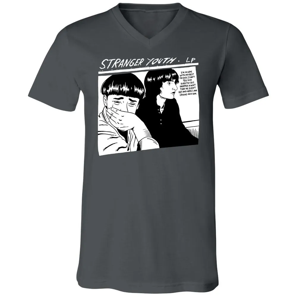 Unisex V-Neck T-Shirt - 7R3H5595 - Asphalt - 12