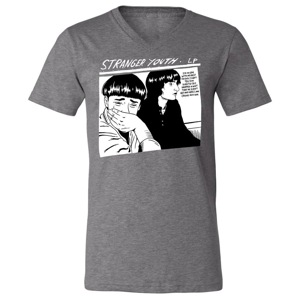 Unisex V-Neck T-Shirt - 7R3H5595 - Deep Heather - 13