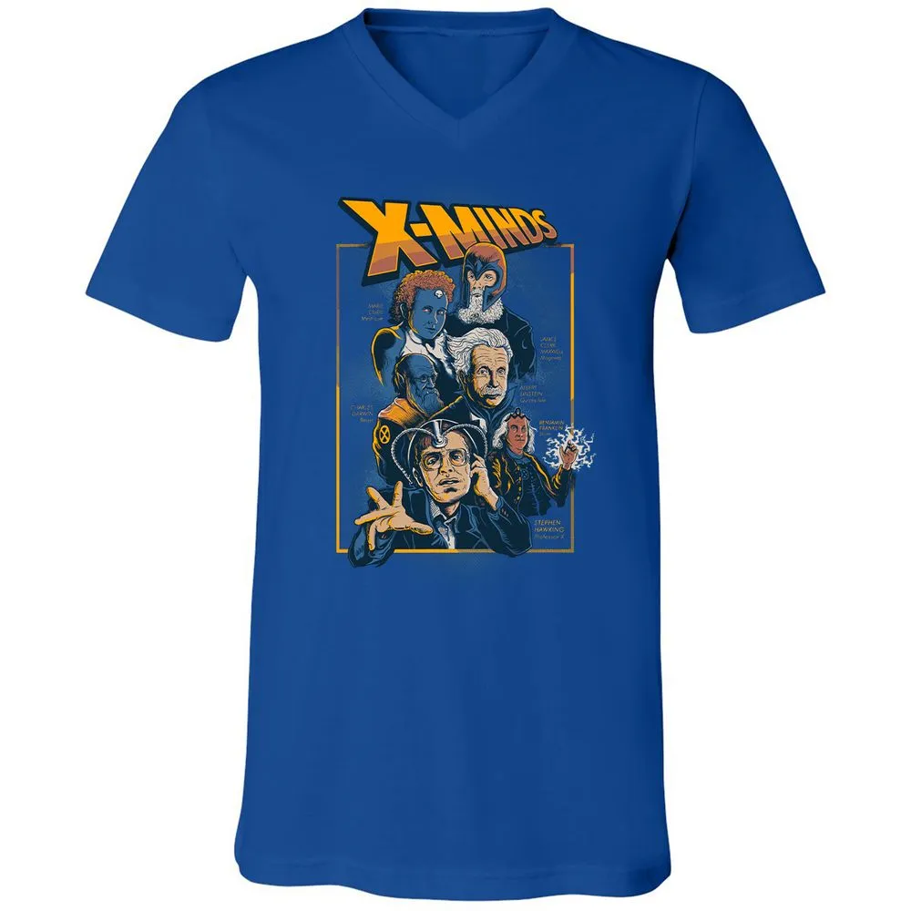 Unisex V-Neck T-Shirt - KH6CH7RS - True Royal - 4