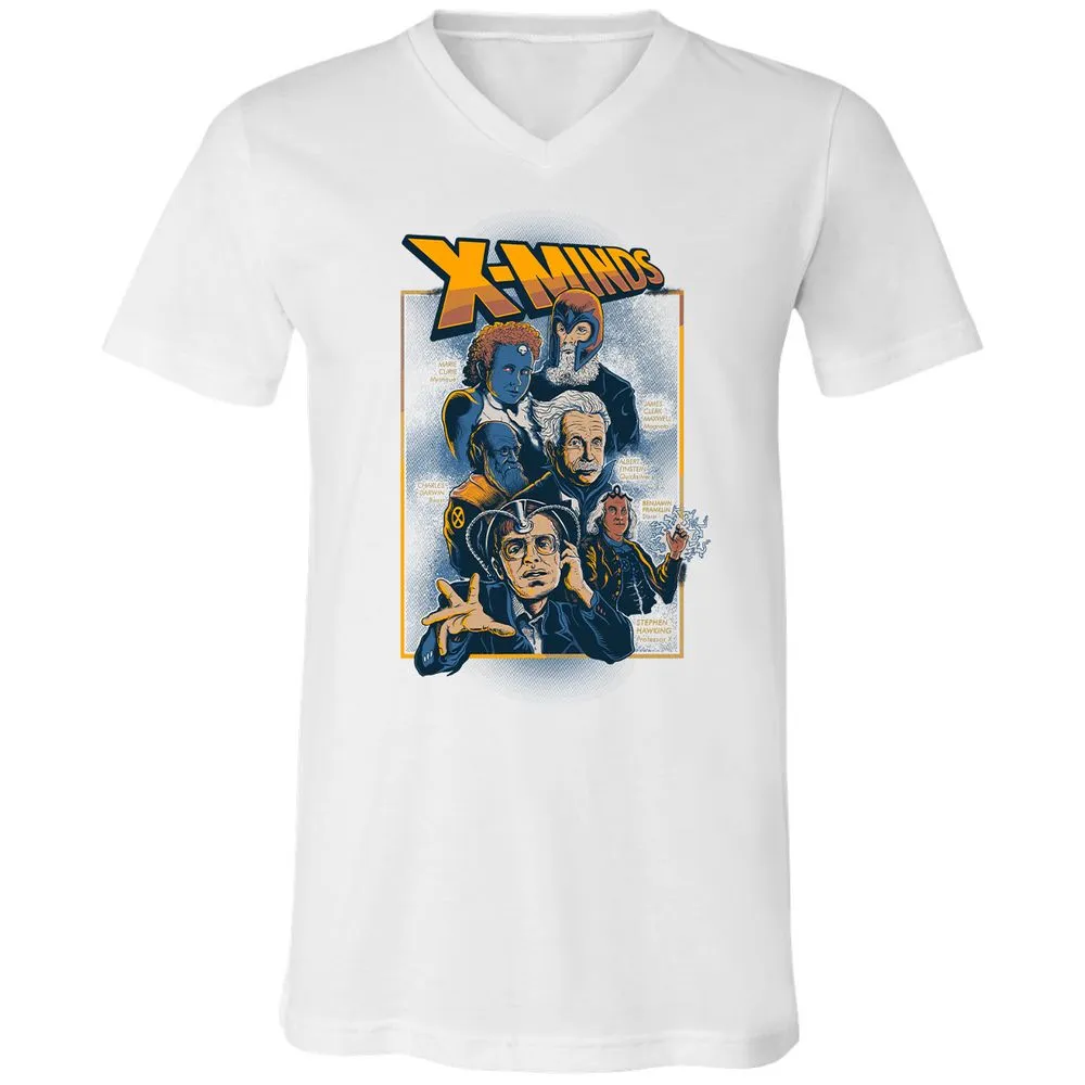 Unisex V-Neck T-Shirt - KH6CH7RS - White - 5