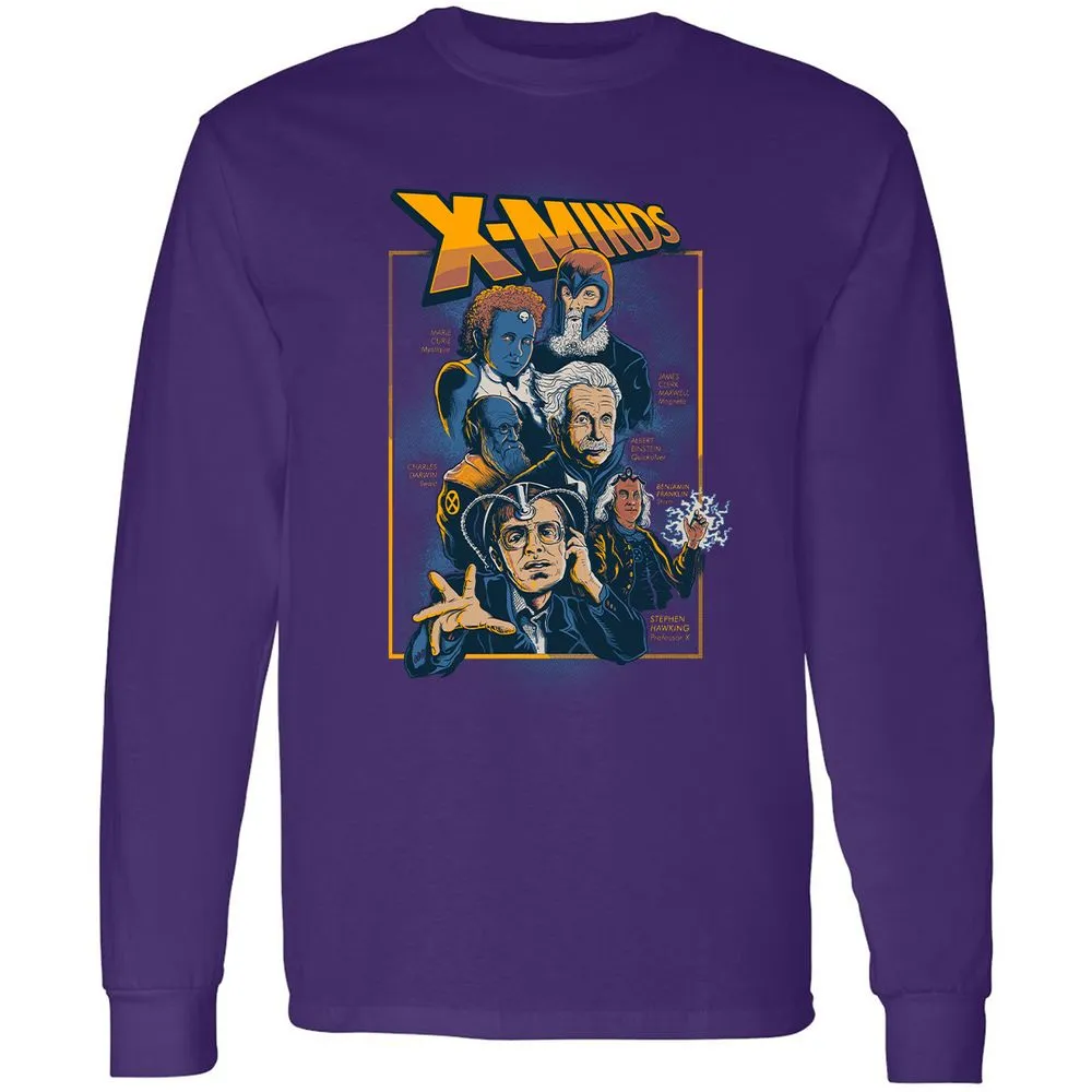 Long Sleeve T-Shirt - ZTWCVLBZ - Purple - 13