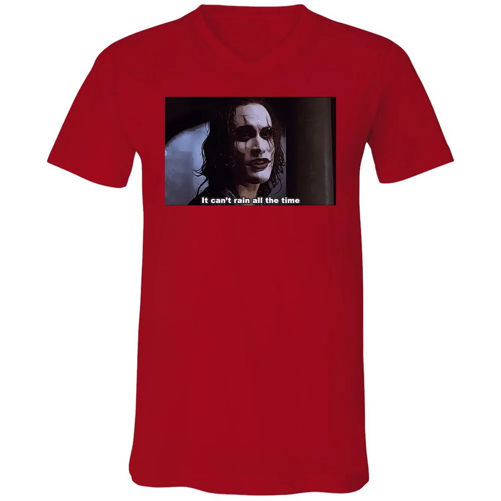 Unisex V-Neck T-Shirt - 7WJJ8HLQ - Red - 3
