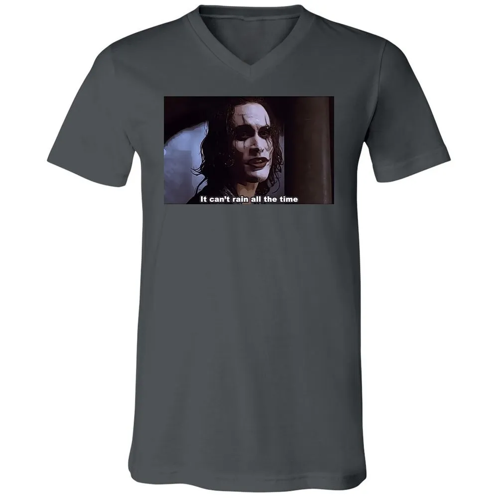 Unisex V-Neck T-Shirt - 7WJJ8HLQ - Asphalt - 12