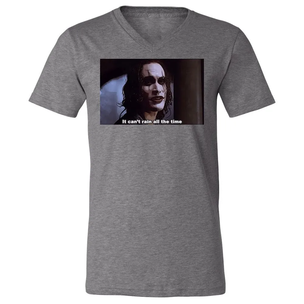 Unisex V-Neck T-Shirt - 7WJJ8HLQ - Deep Heather - 13