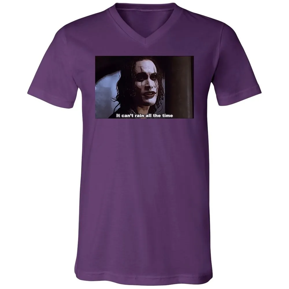 Unisex V-Neck T-Shirt - 7WJJ8HLQ - Team Purple - 9