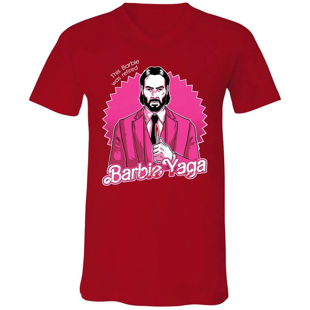 Unisex V-Neck T-Shirt - KEVDZ3J6 - Red - 3