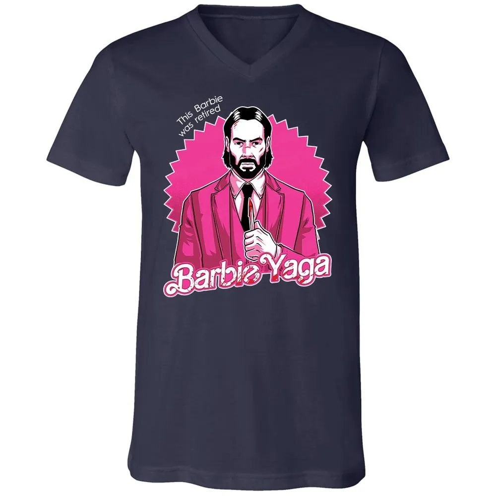 Unisex V-Neck T-Shirt - KEVDZ3J6 - Navy - 2