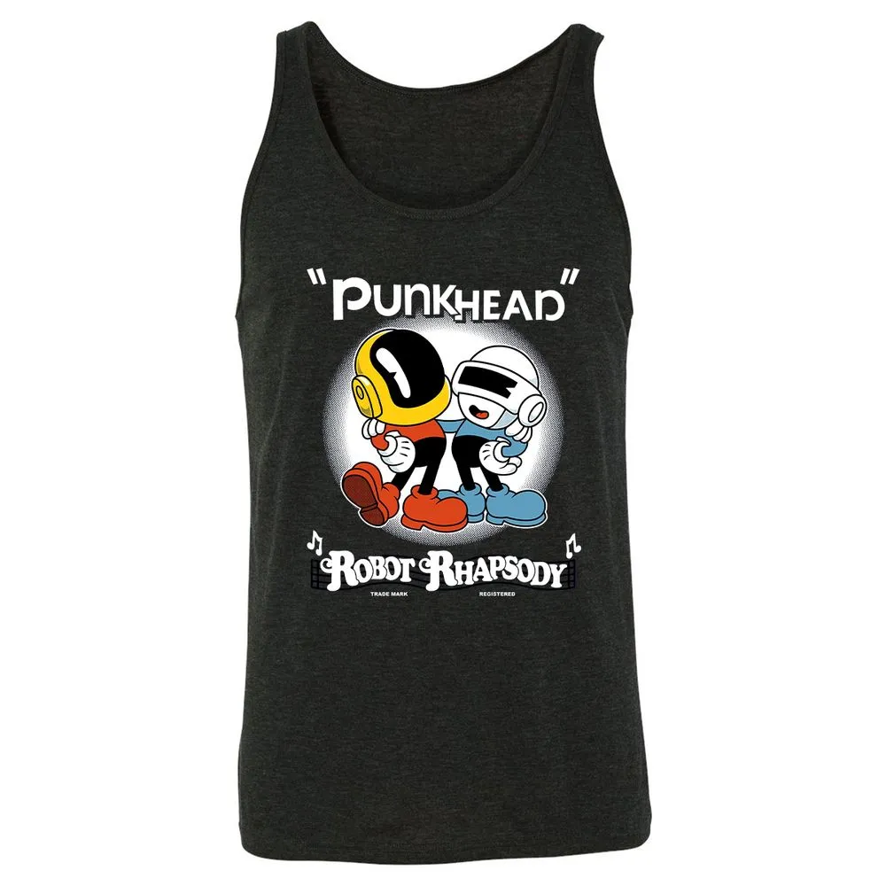 Unisex Jersey Tank - LWWDUCCK - Charcoal Black Triblend - 5