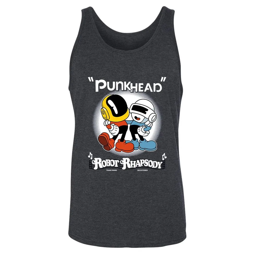 Unisex Jersey Tank - LWWDUCCK - Dark Grey Heather - 6