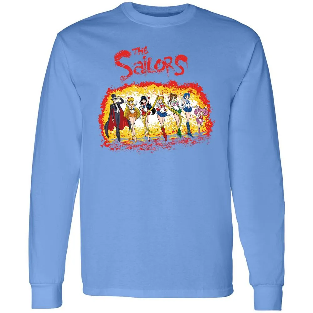 Long Sleeve T-Shirt - 8DLSBJXV - Carolina Blue - 12