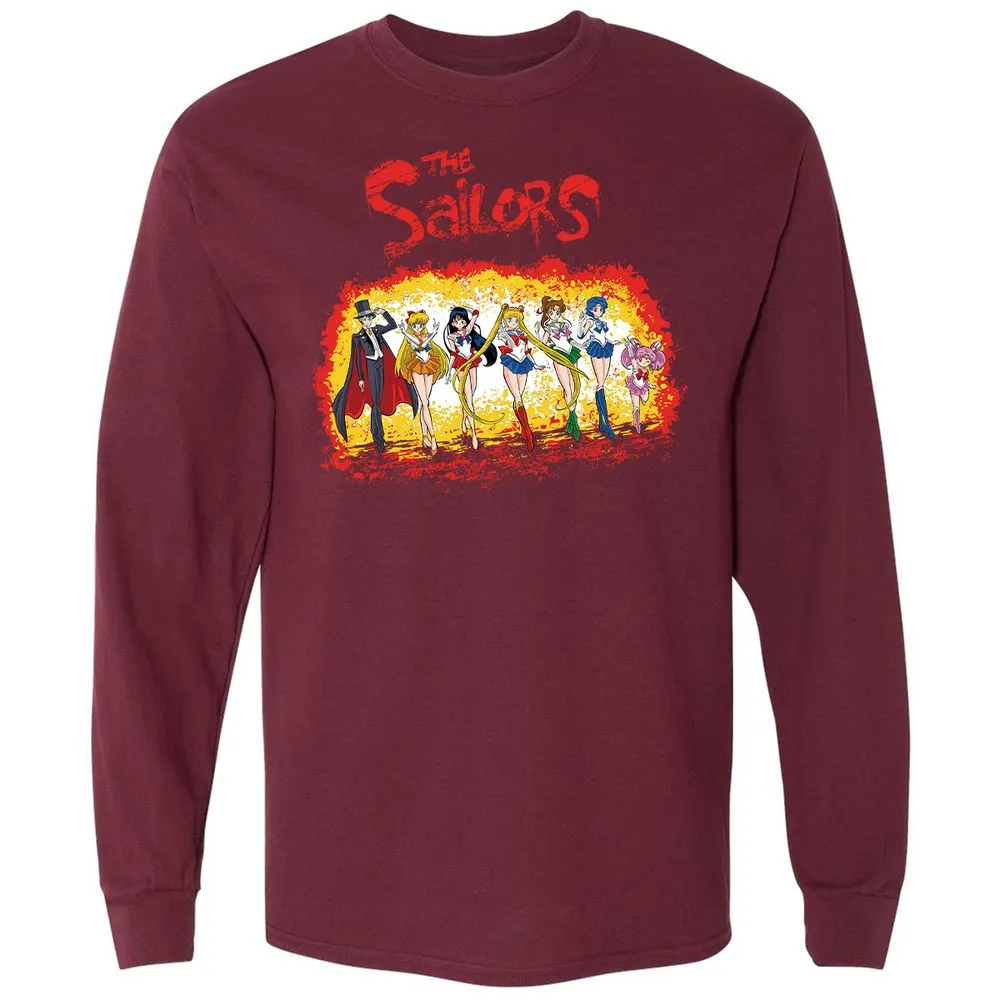 Long Sleeve T-Shirt - 8DLSBJXV - Maroon - 11
