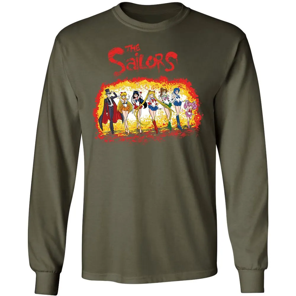 Long Sleeve T-Shirt - 8DLSBJXV - Military Green - 16