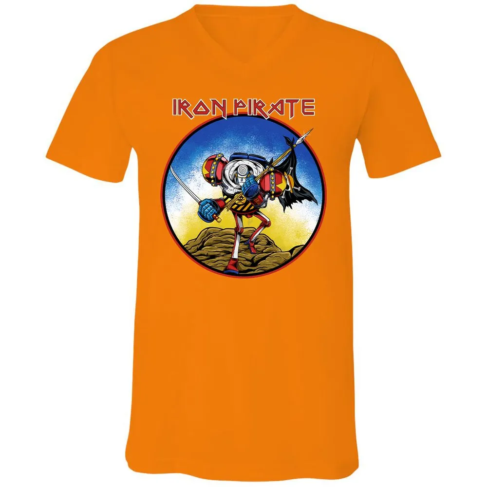 Unisex V-Neck T-Shirt - 3VTMB9AP - Orange - 11
