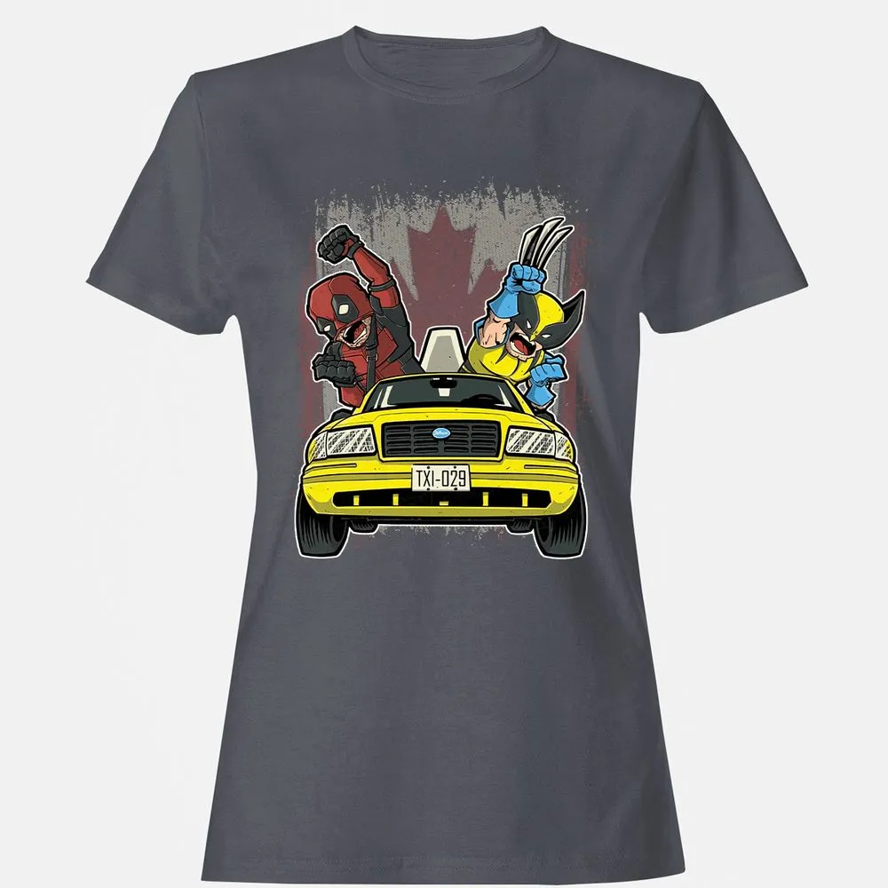 Women's T-Shirt - Q2T9R866 - Dark Heather - 5
