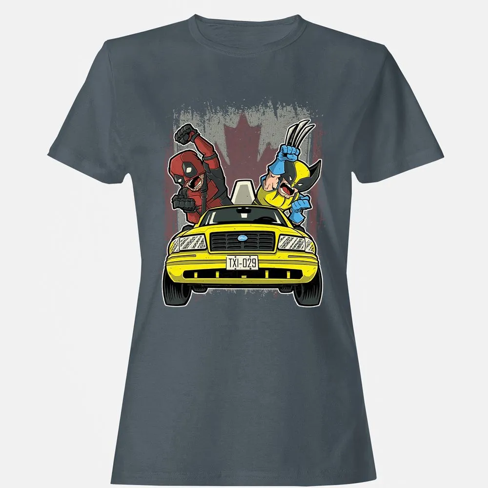 Women's T-Shirt - Q2T9R866 - Charcoal - 3