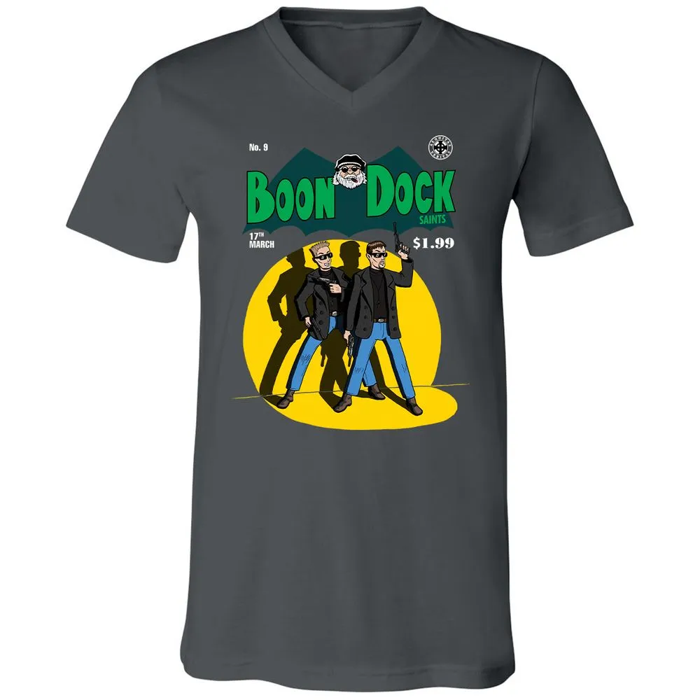 Unisex V-Neck T-Shirt - N6PHKSTJ - Asphalt - 12