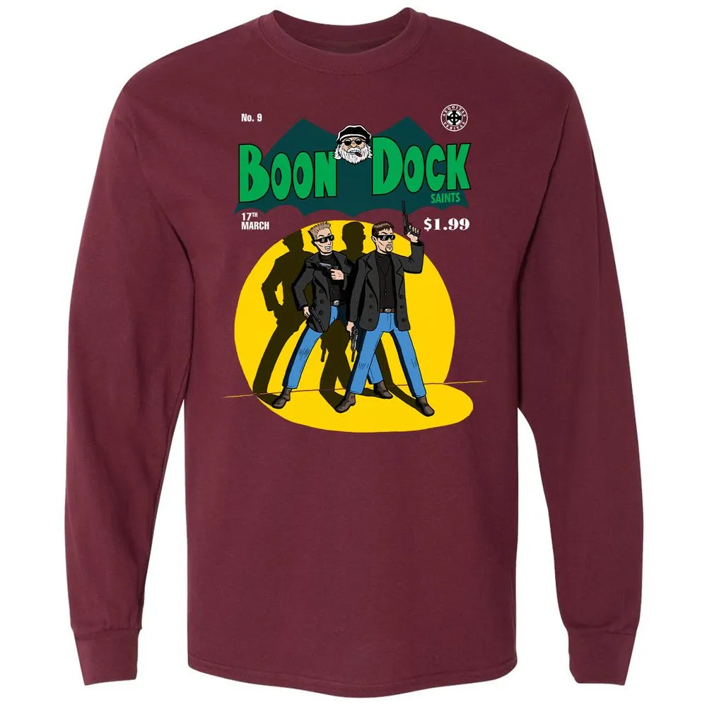 Long Sleeve T-Shirt - DLL8WW6J - Maroon - 11