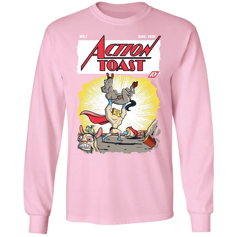 Long Sleeve T-Shirt - 69NGTHRT - Light Pink - 3
