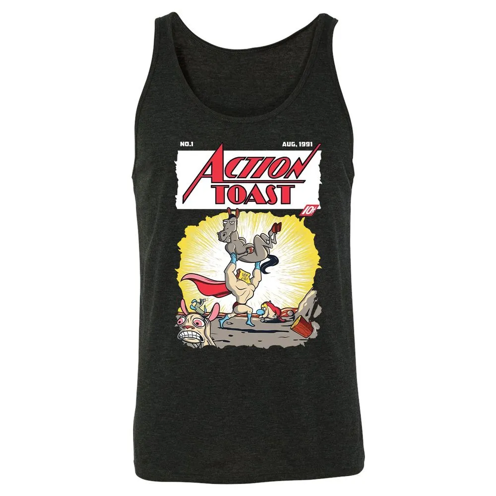 Unisex Jersey Tank - ANH9L1LE - Charcoal Black Triblend - 5