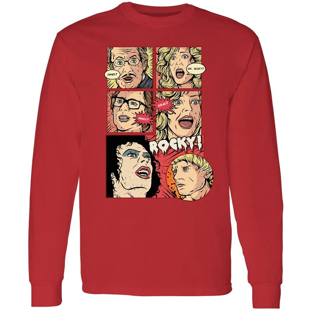 Long Sleeve T-Shirt - 3WSV7G8C - Red - 14