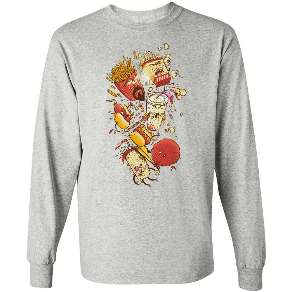 Long Sleeve T-Shirt - EK2KRGYX - Ash - 7