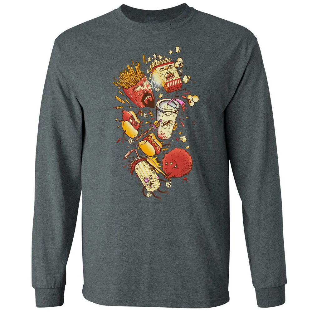 Long Sleeve T-Shirt - EK2KRGYX - Dark Heather - 15