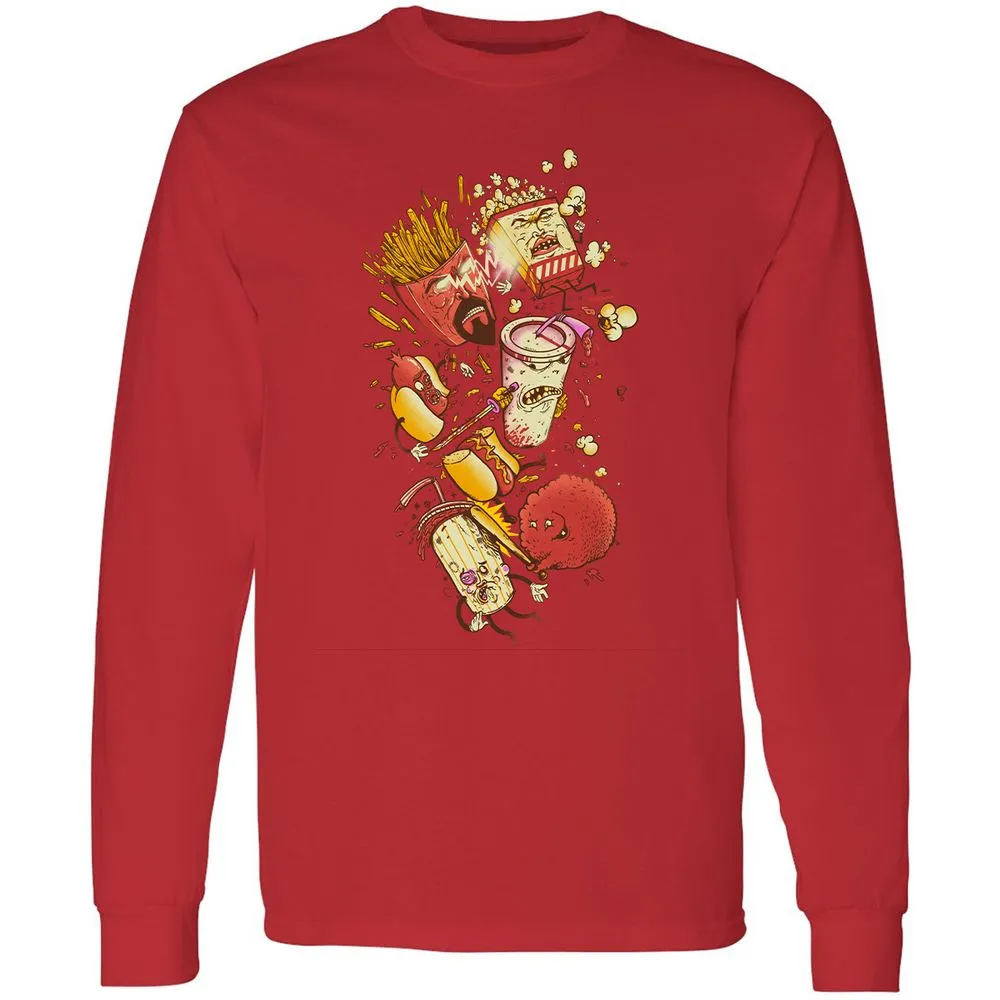 Long Sleeve T-Shirt - EK2KRGYX - Red - 14