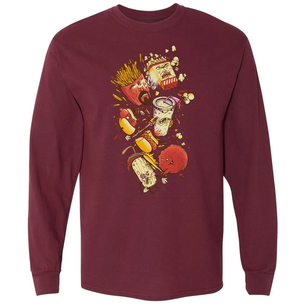 Long Sleeve T-Shirt - EK2KRGYX - Maroon - 11
