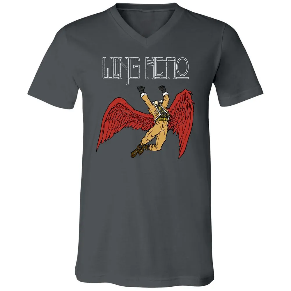 Unisex V-Neck T-Shirt - VNZKE7MQ - Asphalt - 12