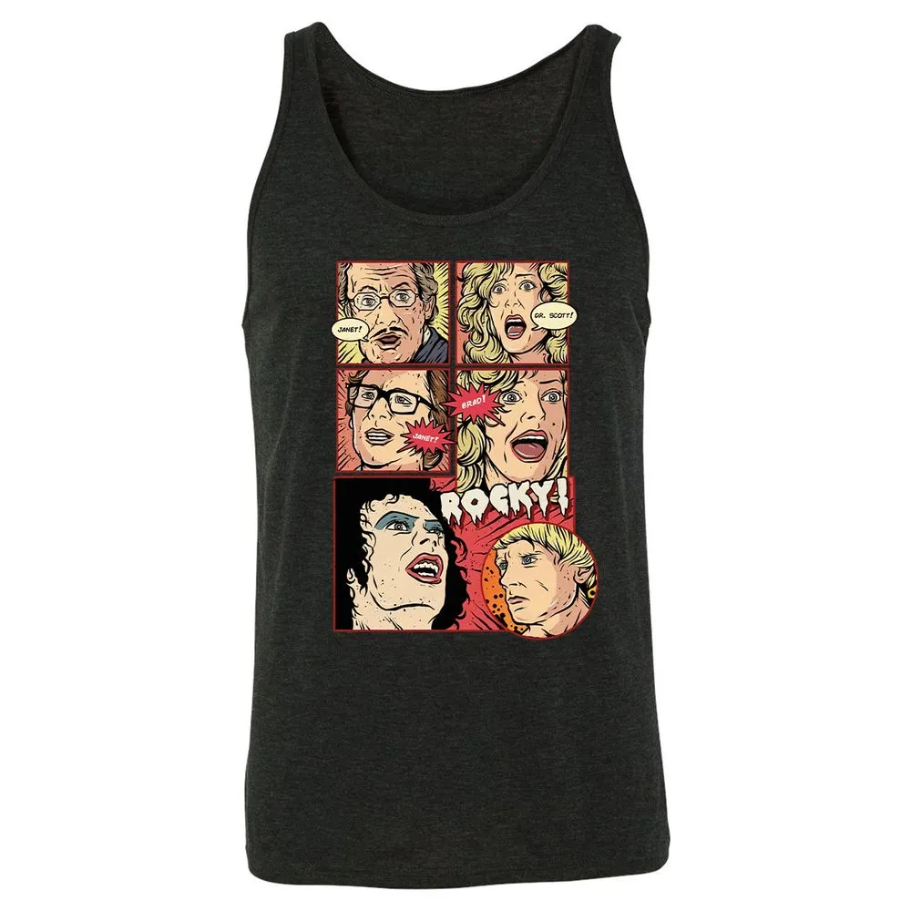 Unisex Jersey Tank - 1FK4CVH8 - Charcoal Black Triblend - 5